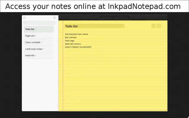 InkPad NotePad android App screenshot 0